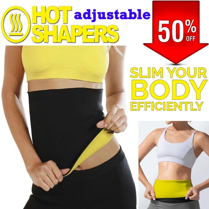 Unisex Hot Body Shaper Belt / Belly Belt Bodysuit Shapers / Slimming Waist Trainer / Stretchable Adjustable Tummy Sweating Fat burner / Neotex Weight Loss Sports Belt for Men & Women