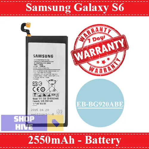Samsung%20Galaxy%20S6%20Battery%20EB-BG920ABE%20Replacement%20Premium%20Quality%202550mAh%20For%20Samsung%20Galaxy%20S6%20-%20Image%203