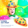 Clown Hatcostume Cosplay Party Decoration Hats Caps Circuspolka Dotrainbow Performance Cap Propsscary Big Funny Headwear Prop. 
