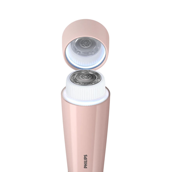 Philips Facial Hair Remover 5000 Series, Personal Groomer for Women, Cordless and Compact, with Hypoallergenic Head, Gentle and Quick Facial Hair Removal, Easy Touch-Ups, Model BRR454 /00