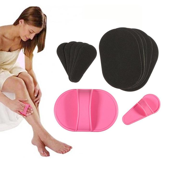 Exfoliating Hair Removal Pad Set for Smooth Leg Arm Face Upper Lip Hair Remover Skin Care Tools for Women Man