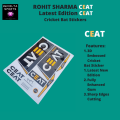 LIMITED  Edition 3D BLACK ROHIT SHARMA CEAT Edition Bat Stickers | New Version Black Version CEAT 3D Embossed Cricket Bat Sticker | Players Edition  3D Bat Stickers. 