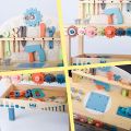Tool Bench for Kids Toy Play Pretend Toys Tool Bench Workshop Workbench with Tools Set Wooden Construction Bench Toy. 