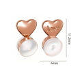 Earring Back Covers 6pcs Heart Shape Earring Lifters Silicone Replacements for Droopy Ears Buyers' Favorite Comfortable Earring Holders. 