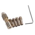 8-Piece 0.5-3mm Drill Chuck Collets Set of Quick Chuck for Mini Tools. 