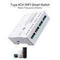 Tuya Smart Switch WiFi Switch 4CH Tuya WiFi Switch DIY Timer AC/DC 7-32V 4CH RF Smartlife Home Automation Module for Alexa Home. 