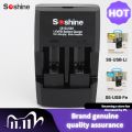 Soshine S5 USB 2 Slots Li-ion RCR123/RCR2 Rapid Battery Smart Charger with LED Indicator for 14250/CR2/16340/17335/15266 Battery. 