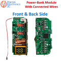 35W 2S Power Bank Module QC 3.0 Supported Built-In Bms Function Charging Module With Connected Wire & Heat Sensor Supported Super Fast Charging & SuperVooC Charging. 