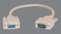 9-pin Male to 9-pin Female 6" Serial Data Genuine Cable RS232. 