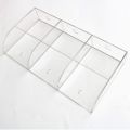 Transparent Acrylic Wall Mount Mobile Phone Charging Holder Stand AC Remote Holder 1/2/3/ Campartments. 
