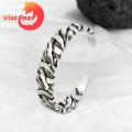 Vist Fox Men Cuff Bracelet Adjustable Opening Male Casual Bracelet Hand Jewelry. 