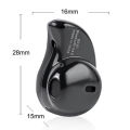 S530 Bluetooth Earbud, Smallest Mini Invisible V4.1 Wireless Bluetooth Headset Headphone Earphone with Mic Hands-Free Calls for Smartphones. 