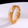 Carat Finger Circle Retro Retro Transparent Ring. 