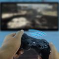 JAMSWALL Controller for Ps-3, Wireless Bluetooth Controller Gamepad Joystick Double Vibrating Controller for p-s-3 with Charger Cable Cord. 