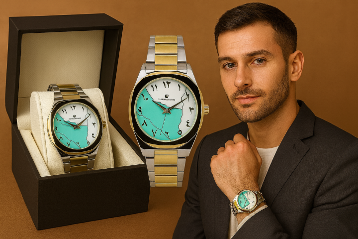 UNIVERSE POINT Luxury Steel Watch – Water Resistant & Date Display ...