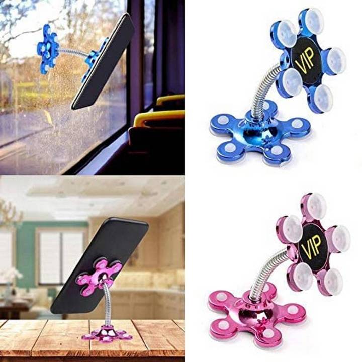 Creative Universal Mobile Phone Holder 360 Degree Magic Suction