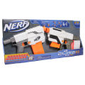 Pack Of 2 Echo J-14A Retaliator 4 In 1 Blaster N-strike Elite 2.0 Toy Battle Nerf _gunn Refill Clip Darts Bullets_ Rapid Fire_ Sports Shooting_ Practice Nstrike_gun For Kids, Enjoy Space Wars_ Strike Foam Blasters_ Toys Best Gift For Players Kid Children. 
