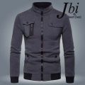 Winter Pocket Zipper Jacket For Men/Stylish Zipper Pocket Style Jacket For Men/Upper For Men/Bomber Jacket For Men (Heavy Fleece Material). 