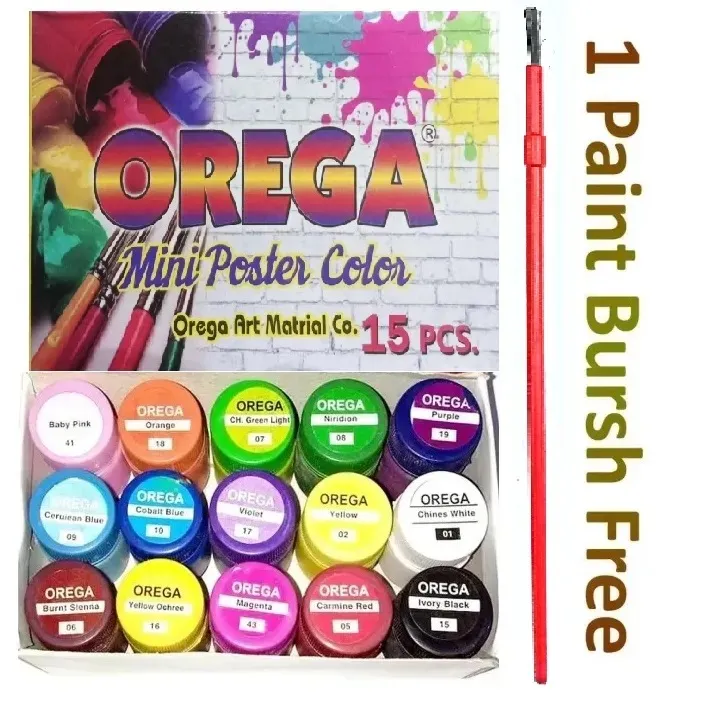 1%20Brush%20With%2015%20Orega%20Poster%20Color%20Colours%20Colors%20-%2015%20different%20shades%20bottles%2015cc%20-%20Image%202