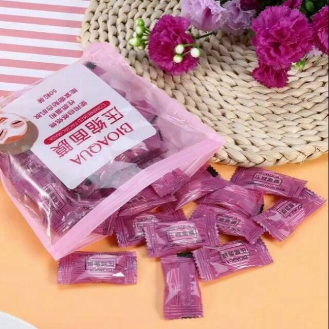 Compressed Facial Sheet Mask – 5/10/15/25/50/100Pcs Compressed Facial Tablet Face Mask Toffee Face Sheet Candy Mask, Hydrating Skin Care Face Sheets