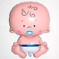 BABY BOY FOIL BALLOON PARTY DECORATION BABY SHAPE FOIL BALLOON ( 32 INCH ). 