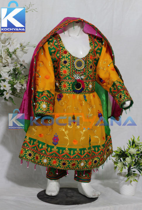Kochyana%20Special%20Traditional%20Frock%20For%20kids%20-%20kids%20dresses%20-%20girls%20dresses%20Yellow%20Color%20-%20Image%203