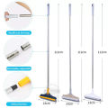 Bathroom Cleaning Brush with Wiper Upgraded 3 in 1 Tiles Cleaning Brush Bathroom Brush with Long Handle 180° Rotate Bathroom Floor Cleaning Brush Bathroom Cleaning Accessories (Multicolor). 