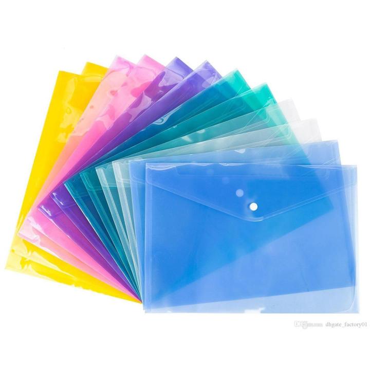 Plastic folder - 12 pcs
