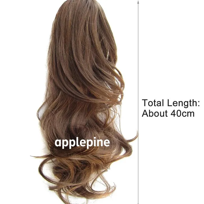 Golden%20Ponytail%20Hair%20Extension%20Brown%20With%20Golden%20Highlights%20Wig%20Donuts%20Bud%20Head%20Band%20Ball%20French%20Twist%20Magic%20DIY%20Tool%20-%20Image%203