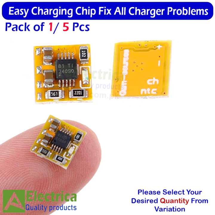 1/5 Pcs ECC Easy Charge Chip Fix All Charger Problems For Mobile Phones & Tablets Pcb & Ic Problem Not Charger Working Good mobile replacement parts by Electrica
