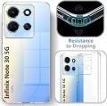 Infinix Note 30 Back Cover Crystal Transparent Soft Bumper Clear Silicon Ultra Thin Protective Case For Infinix Note 30. 