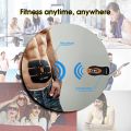 IMATE imate3 Wireless Six Pad Body Toning ABS Fit Weight Muscle Training Gear Belt with Remote Control for Male Black. 