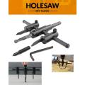 Adjustable Metal Wood Circle Hole Saw Drill Bit Cutter Kit DIY Tool. 
