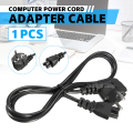 EU 3-PRONG AC POWER CORD 2 PIN ADAPTER CABLE 250V 10A INTERFACE LAPTOP AC POWER ADAPTER NETBOOK CHARGER. 