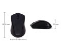A4Tech G3-400NS Silent Wireless Mouse 1000DPI Range 10Meter. 