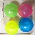 【2023】 1Pcs Stick Wall Ball Glowing Globles Fidget Toy Squash Sticky Target Ball Stress Ball Decompression Toy Throw Novelty Kids Toys. 