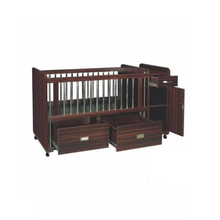 Baby Bed, Baby Cot, Large Wooden Sheet, Baby Cot With Side Cupboard, Customize baby bed, kids bed, New Arrival 2024.