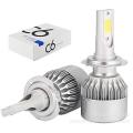 C6 Led Headlight Bulbs For Any Car And Bike H4 For Honda Civic, City, Toyota GLI, Yaris, Wagon R, Alto VXR, Mehran and all Cars Jeep Buses Vans Parrado. 