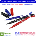 PCB Layout Drawing Double Sided Smart Electronics CCL Anti-Etching Resistant Marker Pen PCB Circuit Board Ink Marker Pen for DIY PCB Design and Repair by Electrica. 