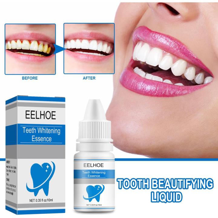 10ML Tooth whitening essence removes plaque stains tooth bleaching cleaning essence whitening teeth oral hygiene