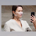 Fast to ship Transparent Face-Mask-Full-Face-Shield-with Lanyard-Anti-fog reusable durable plastic Face Shield protection with nose line Full-Eye-Face-Sunglasses-Women-Lip-Mask-sport mask sunny. 