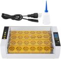 HHD 24 Eggs Incubator, Hatching Automatic Machine for Chicken Goose Duck Birds Poultry Hatcher Temperature Moisture Control. 