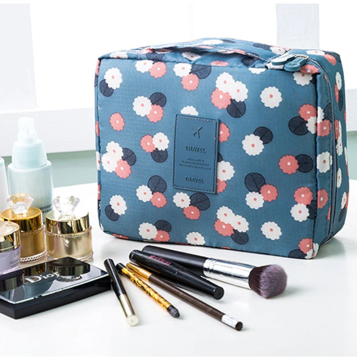 Printed%20Multifunction%20Portable%20Travel%20Toiletry%20Bag%20Cosmetic%20Makeup%20Pouch%20for%20Ladies%20And%20Girls%20(Pink%20Dot%20,%20Fllower%20and%20Random%20Label%20Color)%20-%20Image%205