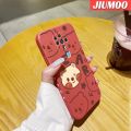 JIUMOO For Tecno Camon 16 Pro Pouvoir 4 Pro Case Fashion Bear Pattern Aesthetic Thin New Design Phone Case Square Edge Protection Softcase Silicone Casing Cover Shockproof Cases. 