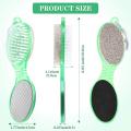 4 In 1 Foot File With Pedicure And Manicure Brush Multi Use Pedicure Paddle Brush(Cleanse, Scrub, File And Buff) Pedicure Tool Pedicure Brush For Feet Foot Scrubber. 