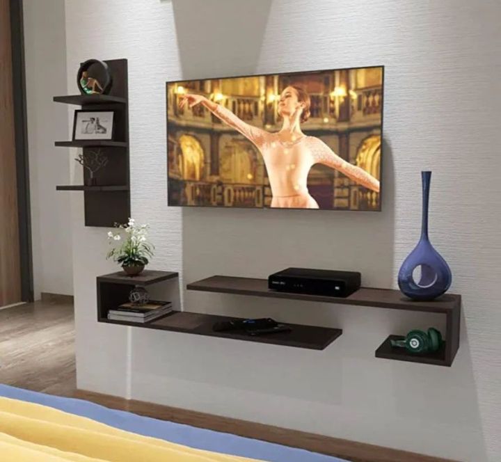 ESTANTERIA%20Black%20Stack%20Engineered%20Wood%20Wall%20Mount%20TV%20Entertainment%20Unit%20with%20Set%20Top%20Box%20Stand%20and%20Wall%20Shelves%20Display%20Rack%20customised%20-%20Image%205