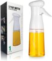 200ML Plastic Glass Kitchen Cooking Spray Bottle | BBQ Olive Oil & Vinegar Sprayer | Refillable for Easy Cooking. 