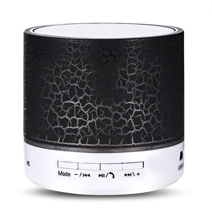 A9 Mini LED Wireless Bluetooth Speaker Crack Shell TF USB Subwoofer ...