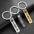 Personalized Spotify Code Keychain Engraved Name Song Music Keyring Scannable Song Key Ring Chain Holder Gift for Couple P040. 