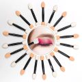 Luxury 【2025 Version】 Tool Makeup Bulk Double Sided Eyeshadow Disposable Batch/100 Pieces Wholesale Mini Portable Brush Sponge Eyeshadow Applicator. 